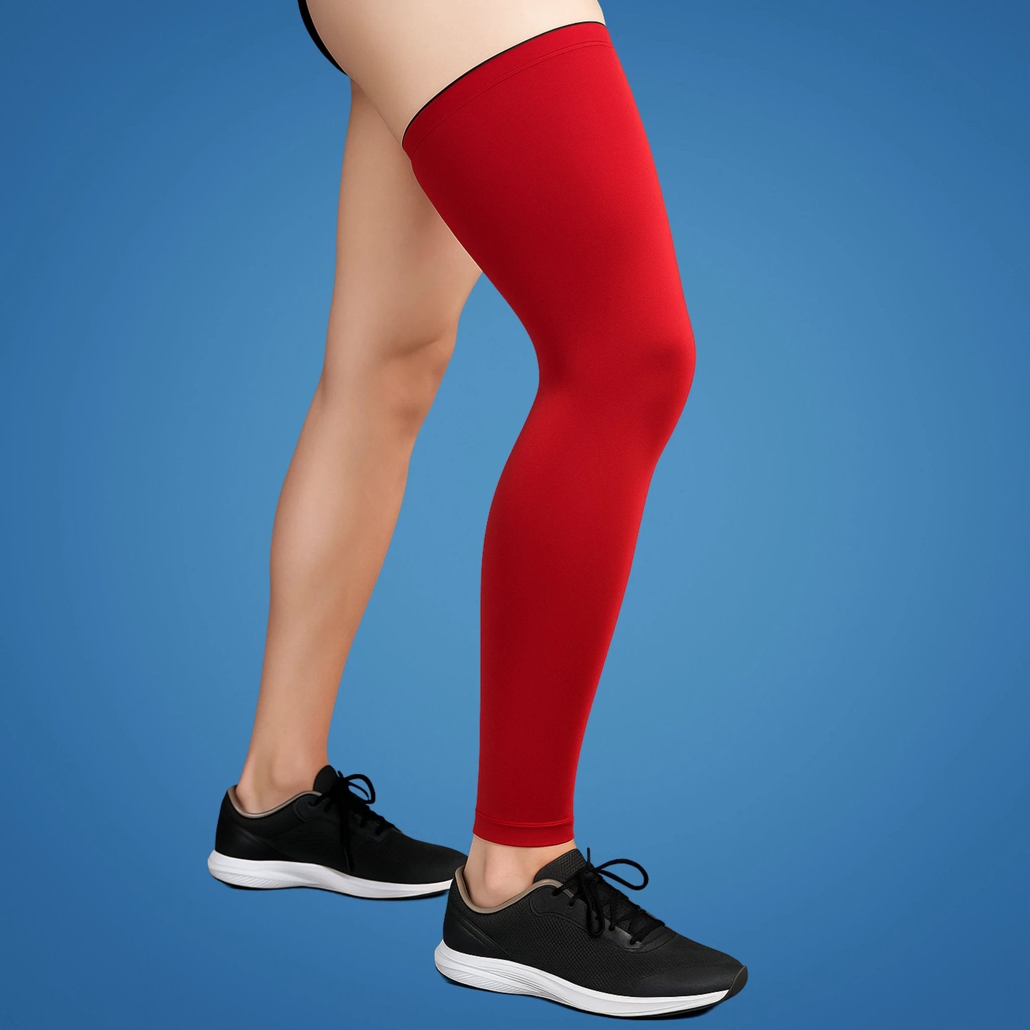 FlexiRelief | Full Leg Compression Sleeve – Knee Support – Graduated Pressure – Pain Relief – Recovery – Swelling Reduction Bowlift by Bowlift