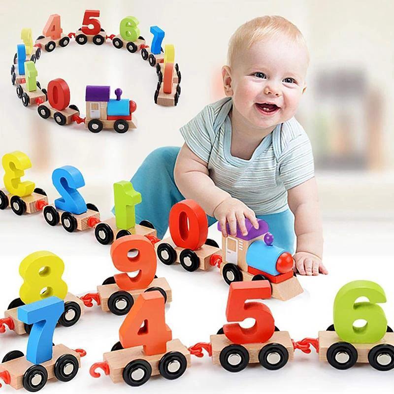 Digital Wooden Pull Toy by Bowlift