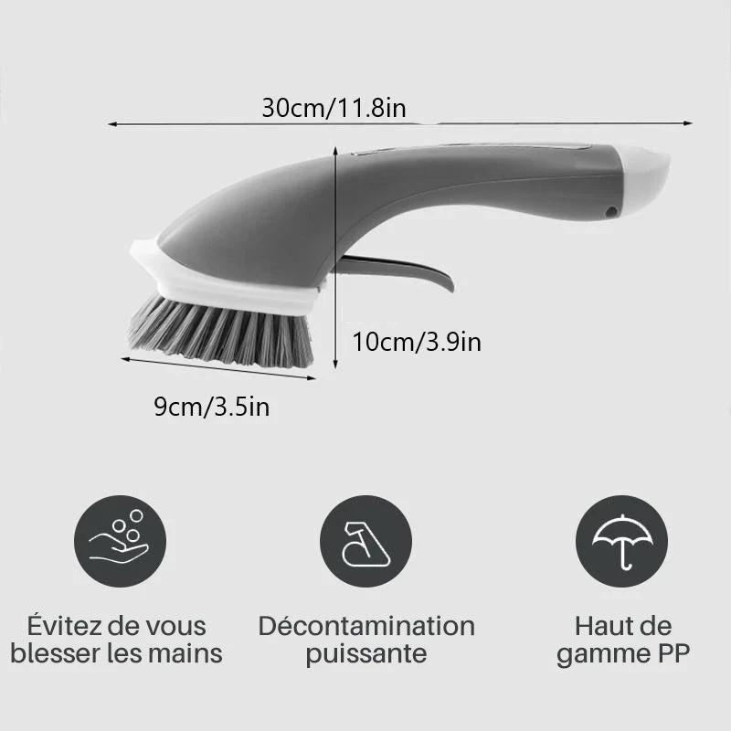 Cleaning brush with long handle by Bowlift