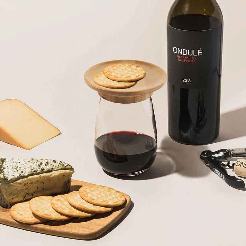 Wine glass for sausage platter by Bowlift