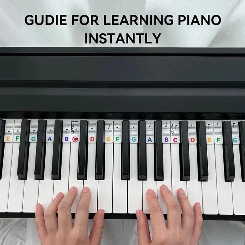 Removable Piano Keyboard Note Label by BowLift