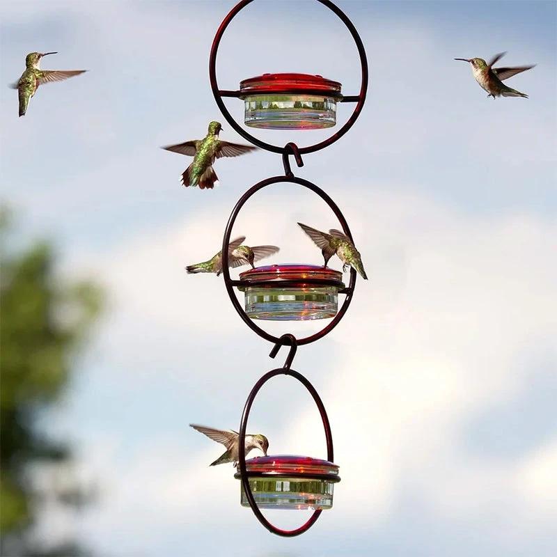 Simple Hummingbird Water Dispenser Made of Metal by BowLift