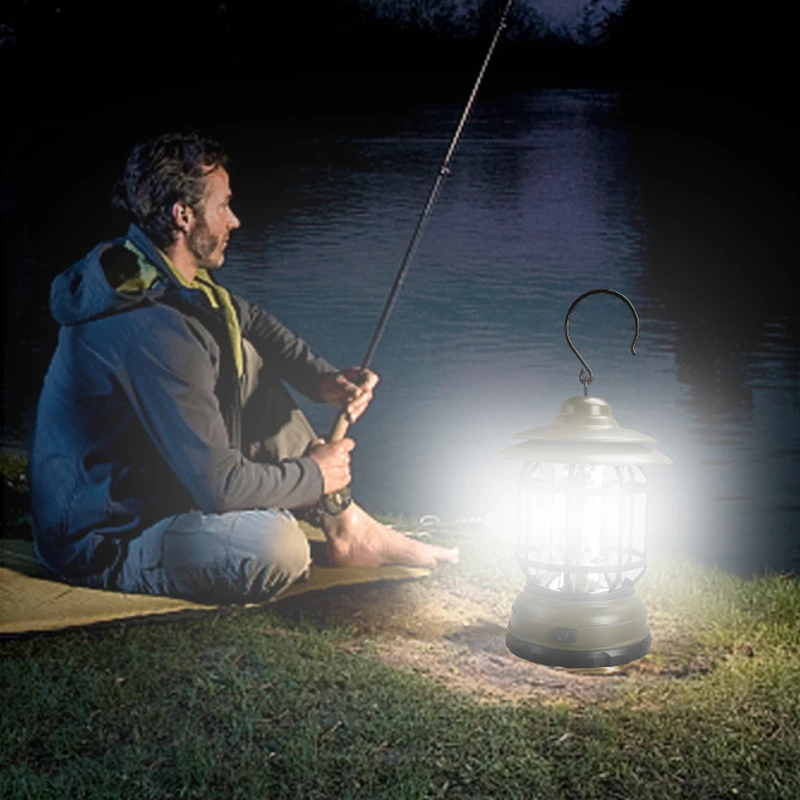 Portable multifunctional outdoor camping lamp by Bowlift