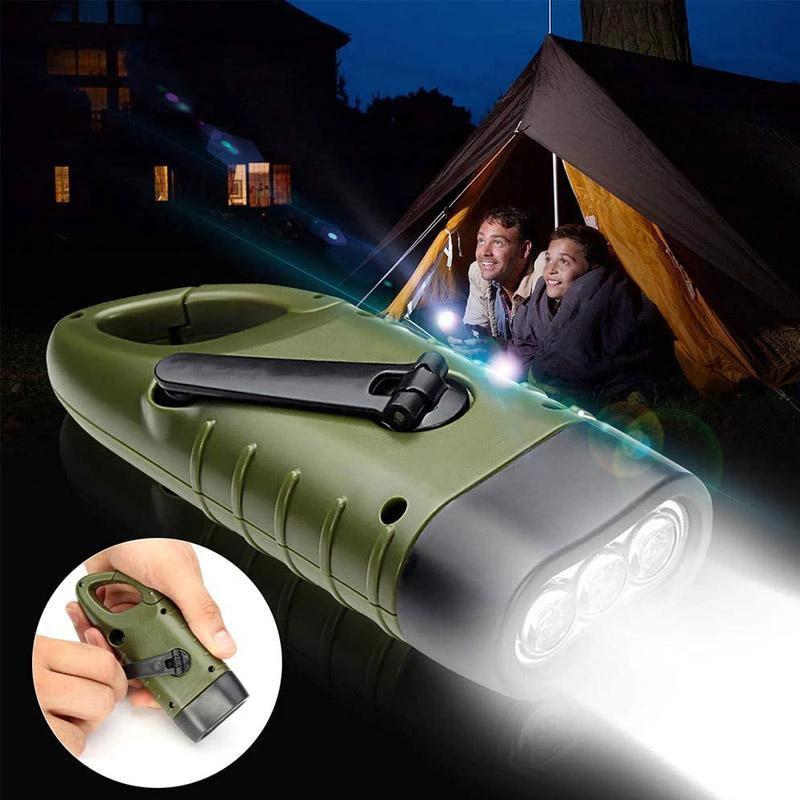 Rechargeable emergency flashlight for outdoor use by Bowlift
