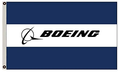 BOEING FLAG -3x5 FT Banner-100% polyester-2 Metal Grommets by flagsshop
