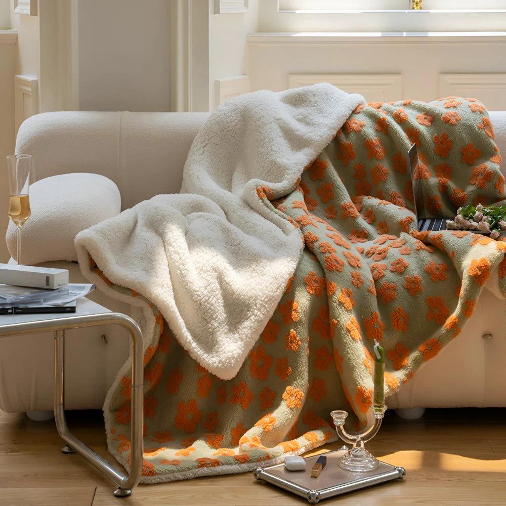 Nature's Wildflower Bliss Blanket by Casa & Beyond