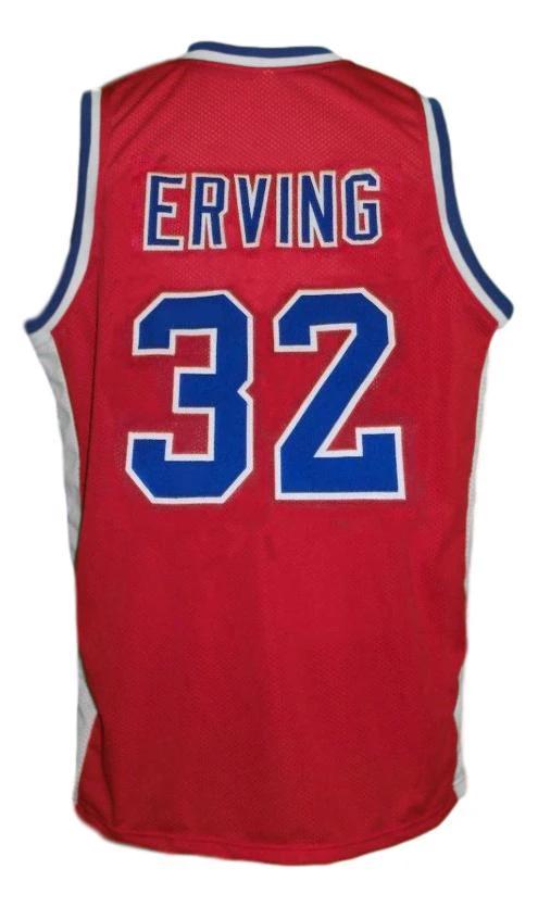 Julius Erving Jersey #32 Virginia Squires Aba Retro Basketball Red by My store basketball