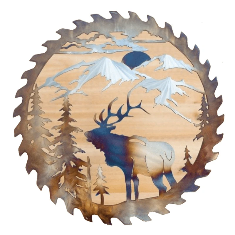 Metal wall art, laser-cut by Bowlift