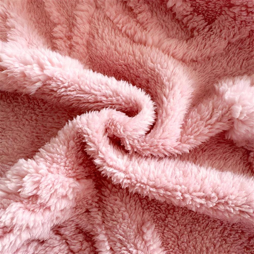 Butterfly Jacquard Flannel Blanket by Casa & Beyond
