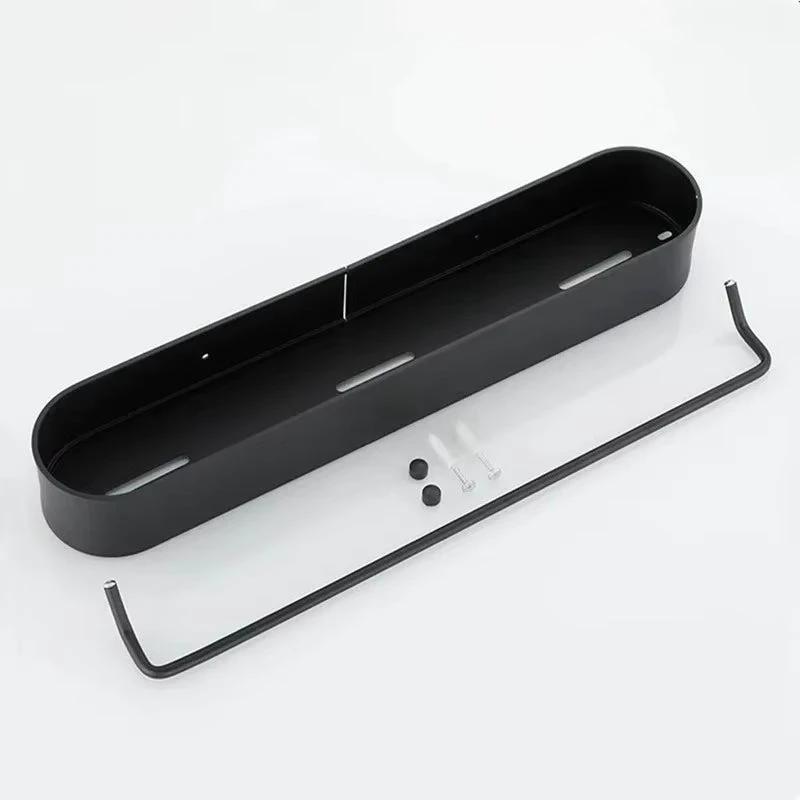 Elegant bathroom shelf with towel holder Bowlift by Bowlift