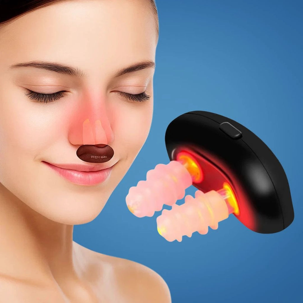 Nasorelief | Nasal Red Light Therapy Device – Fast Congestion Relief – Flexible Silicone Nasal Tubes – Hay Fever Sufferers Bowlift by Bowlift