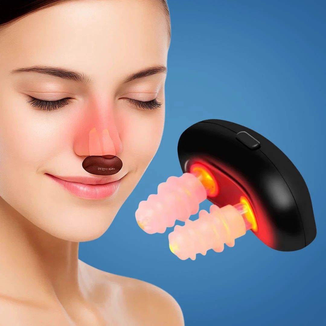 Nasorelief | Nasal Red Light Therapy Device – Fast Congestion Relief – Flexible Silicone Nasal Tubes – Hay Fever Sufferers Bowlift by Bowlift