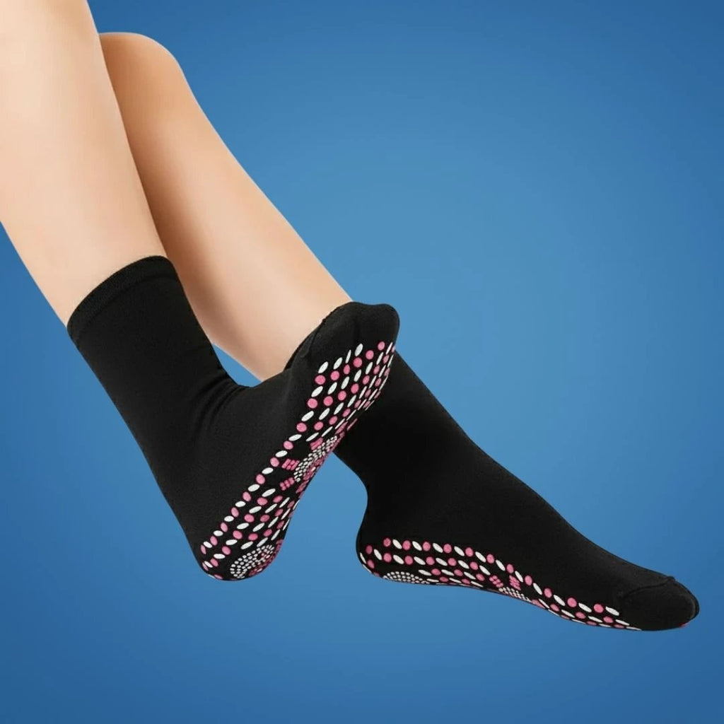 Heating Socks – Magnetic Therapy – Breathable Slimming Thermal Socks for Cold Feet Relief – Boosts Circulation & Comfort Bowlift by Bowlift