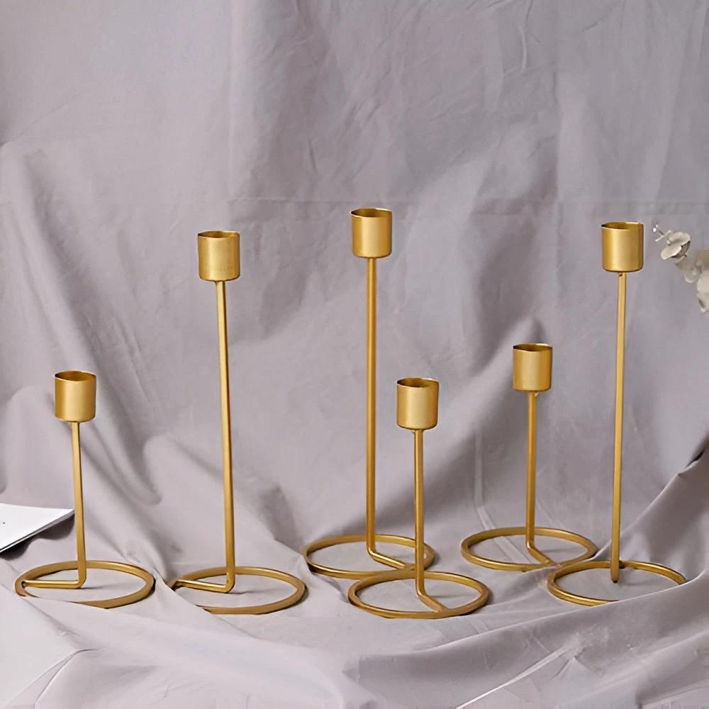 Golden Romantic Candle Holders by Casa & Beyond