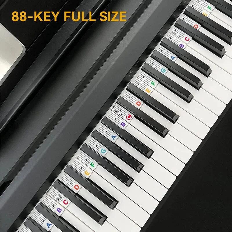 Removable Piano Keyboard Note Label by BowLift