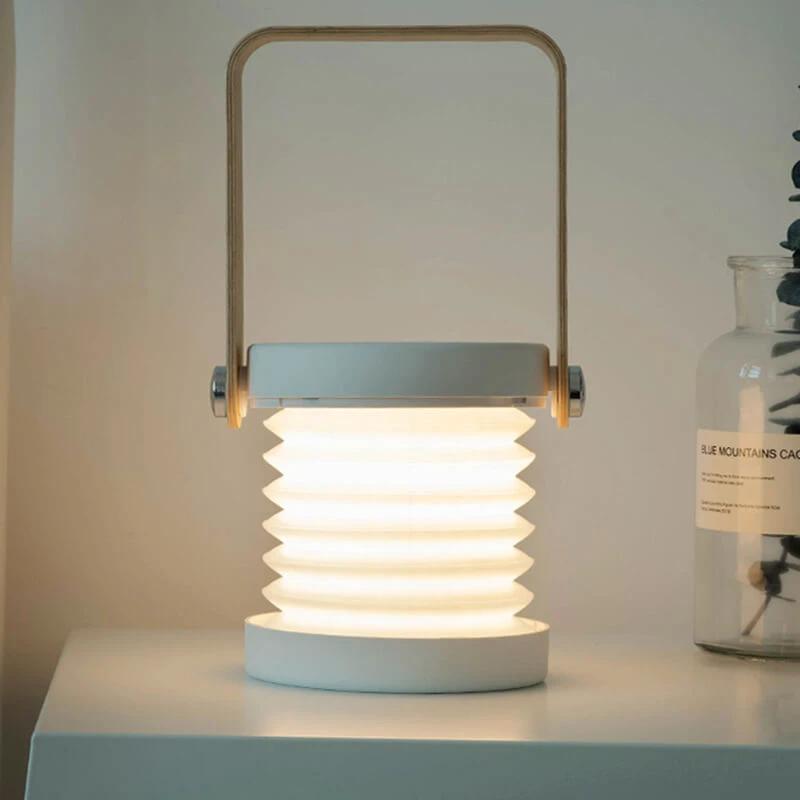 Lantern lamp night light creative foldable portable LED table lamp by BowLift