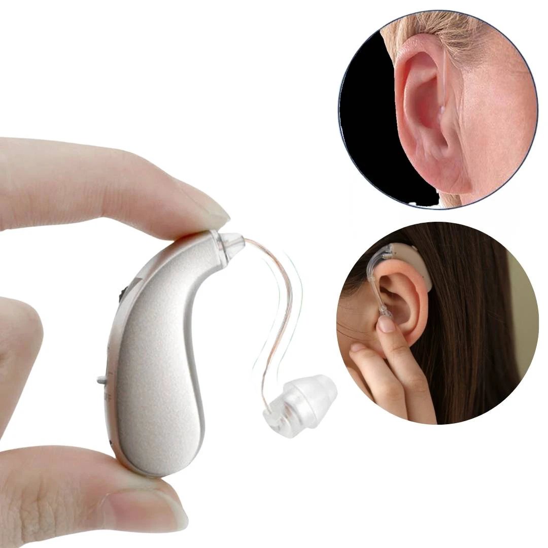 HearingPlus Rechargeable Digital Hearing Aid | for Clear Sound Amplification - Comfortable - Adapted for Daily Use Bowlift by Bowlift