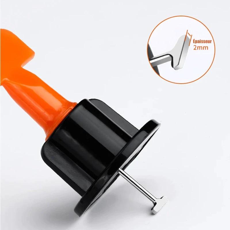 Reusable tile leveling system by Bowlift