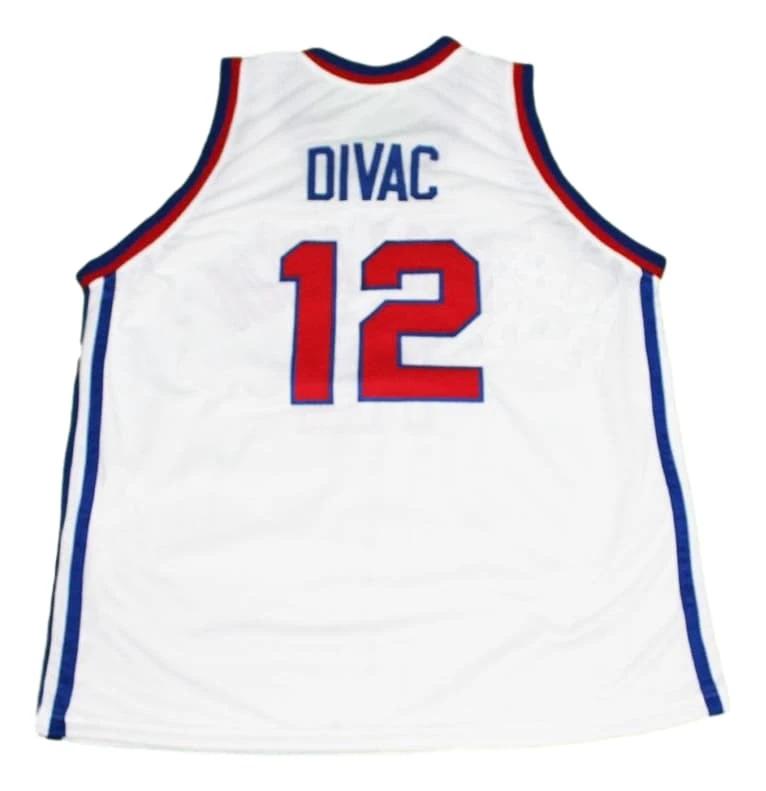 Vlade Divac Jersey #12 Jugoslavija Yugoslavia New Basketball White by My store basketball