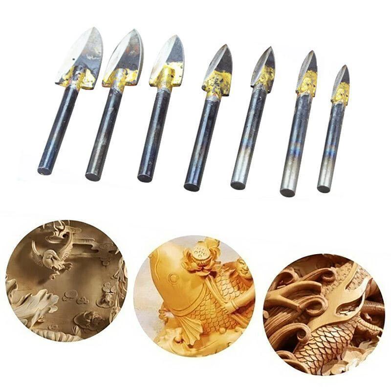 Drill set for wood sculptures by Bowlift