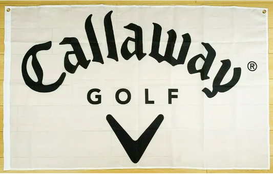 Custom Callaway Golf Clubs flag--3x5 FT Banner-100% polyester-2 Metal Grommets on Top side by flagsshop