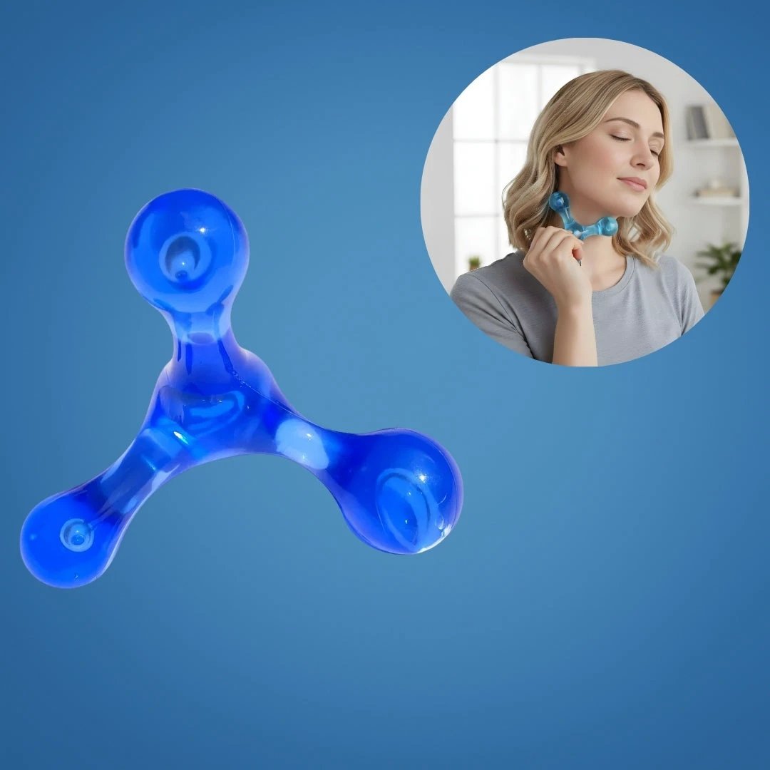 Deep Tissue Pain Relief – Compact Handheld – Relieves Knots & Tension in Back, Neck, Legs Bowlift by Bowlift
