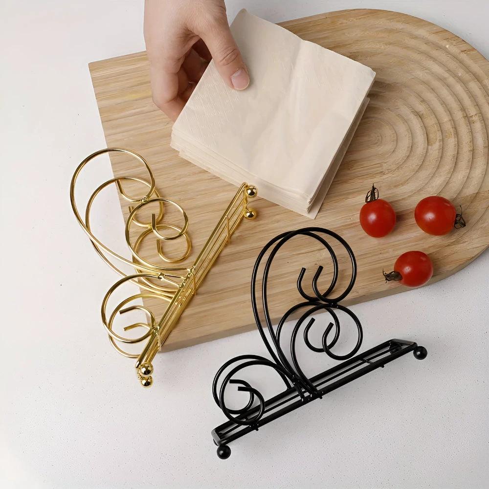 Stylish Swirl Napkin Holder by Casa & Beyond
