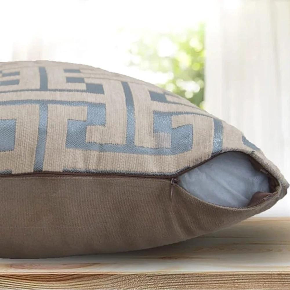 Timeless Maze Pattern Cushion Cover by Casa & Beyond