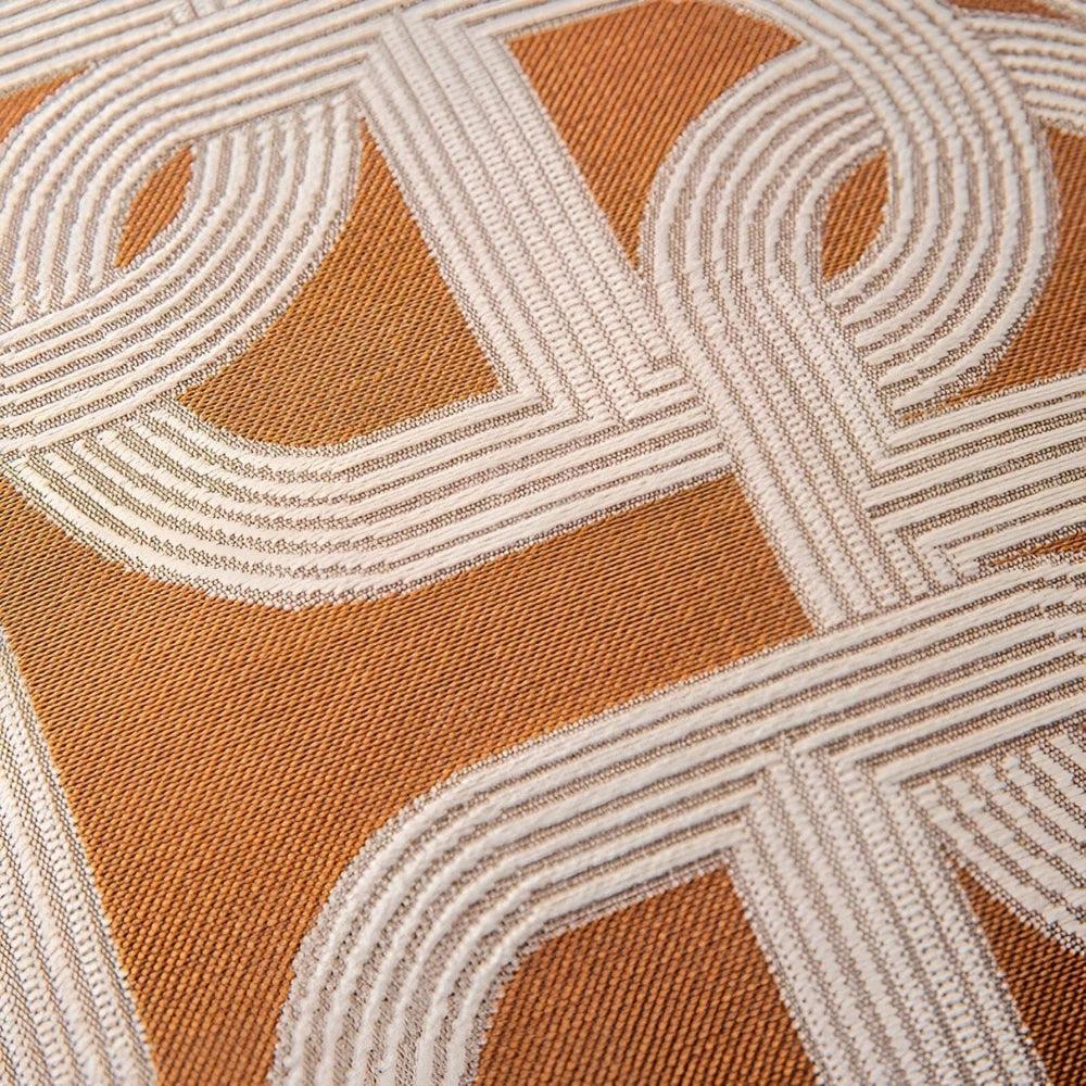Modern Interlock Pattern Cushion Cover by Casa & Beyond
