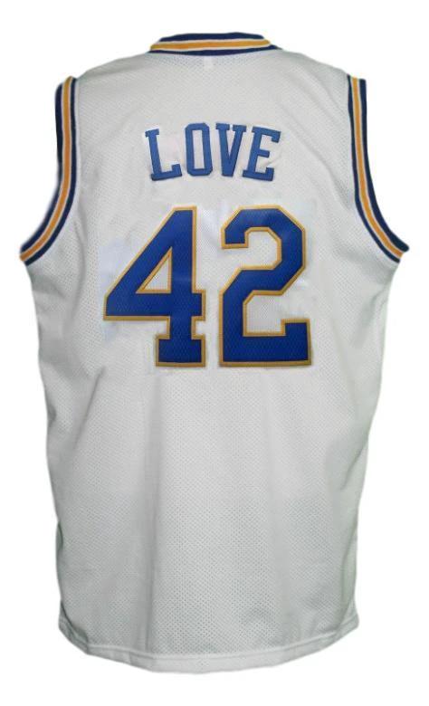 Kevin Love Jersey #42 Minnesota Muskies Aba Basketball Sewn White by My store basketball