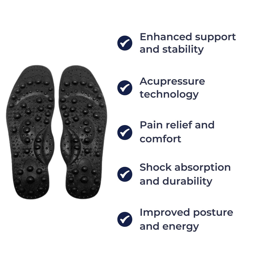 Foot Pain Relief – Magnetic Points Tech – Long Standing & Work Shoes Bowlift by Bowlift