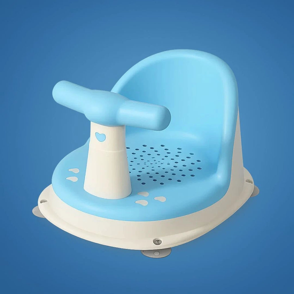 AquaSure | Non‑Slip Baby Bath Seat – Stainless Suction Cups – Premium Soft Cushion – Hands‑Free Parent Use Bowlift by Bowlift