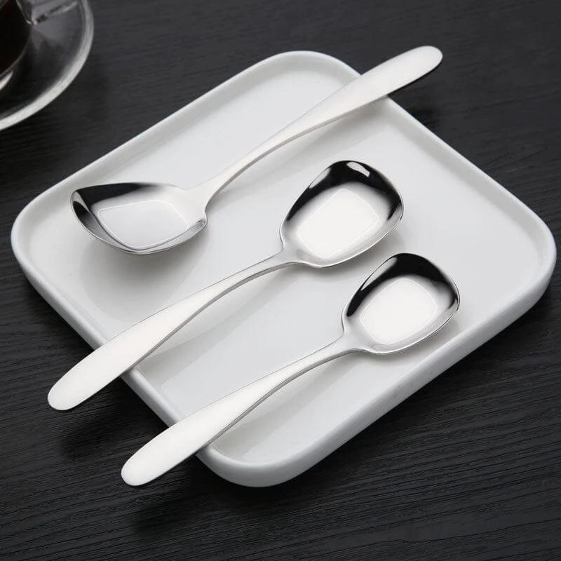 Square Head Stainless Steel Spoon by BowLift