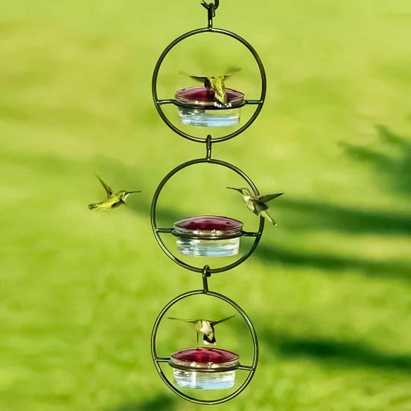Simple Hummingbird Water Dispenser Made of Metal by BowLift