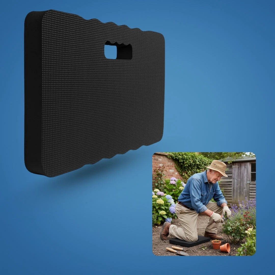 Knee Pain Relief – Thick Foam Support – Protects Joints – All-Day Comfort for Gardening, DIY & Cleaning Bowlift by Bowlift
