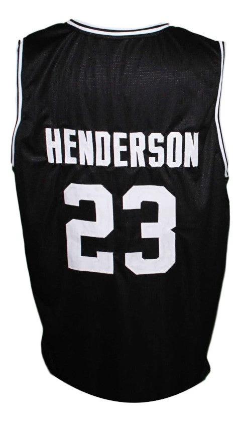 TJ Henderson Jersey #23 Wizards Smart Guy Tv Show Basketball Black by My store basketball