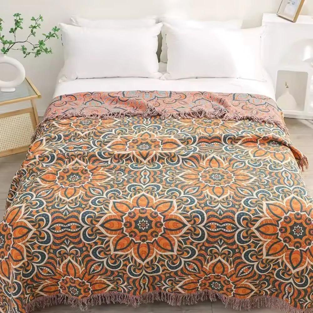 Sienna Sun Cotton Blanket by Casa & Beyond