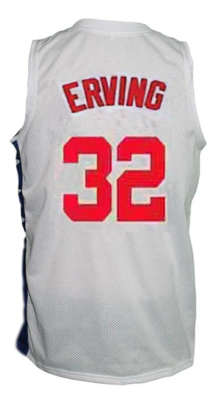 Julius Erving Jersey #32 New York Nets Aba Retro Basketball New Sewn White by My store basketball