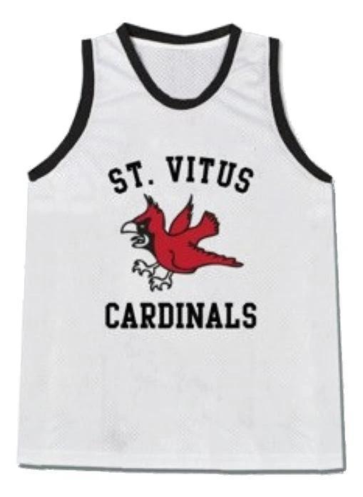 Mickey Jersey #9 St Vitus Basketball Diaries Mark Wahlberg Sewn White by My store basketball