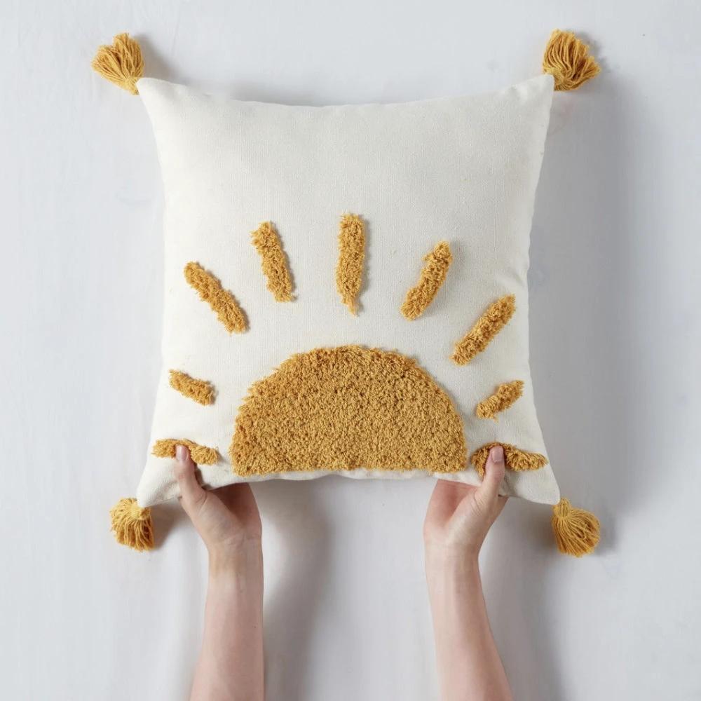 Sunrise Bliss Boho Cushion Cover by Casa & Beyond