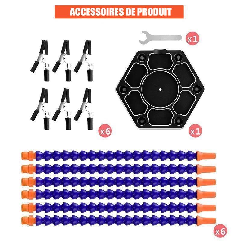 Aluminum alloy sweat base with flexible arms by Bowlift