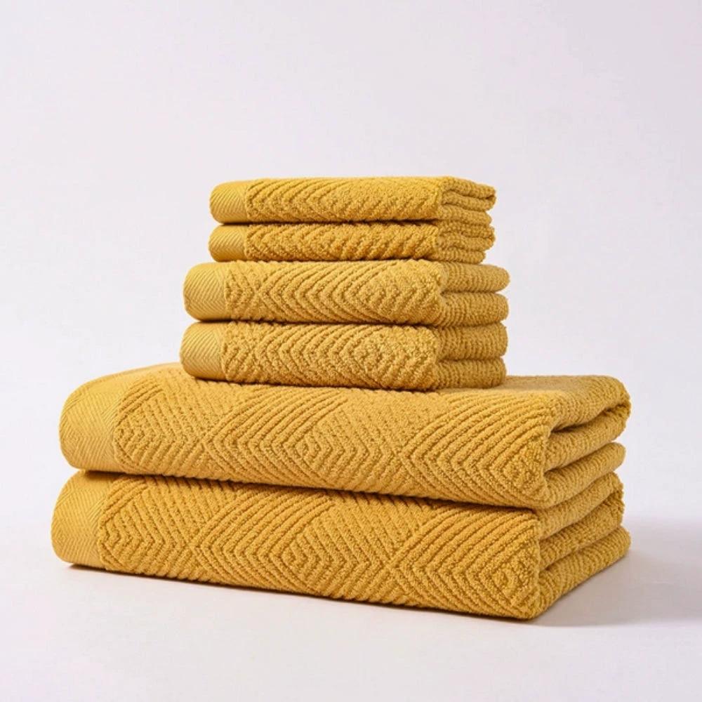 Cascade Supreme Cotton Towels | 6pcs Set by Casa & Beyond