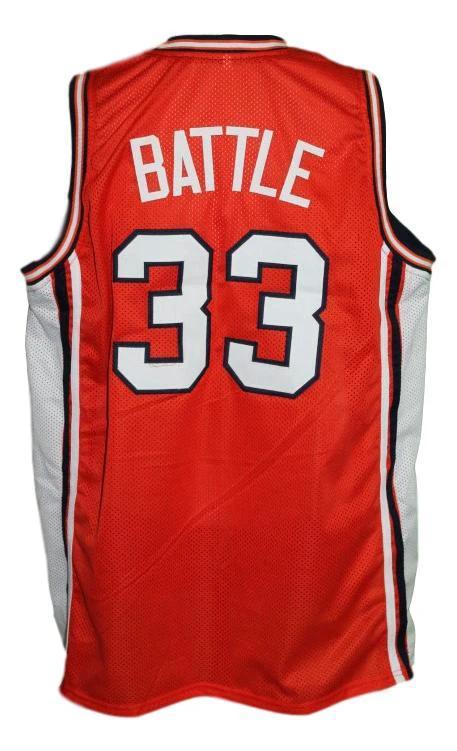 Kenny Battle Jersey #33 Fighting Illini College Basketball New Sewn Orange by My store basketball