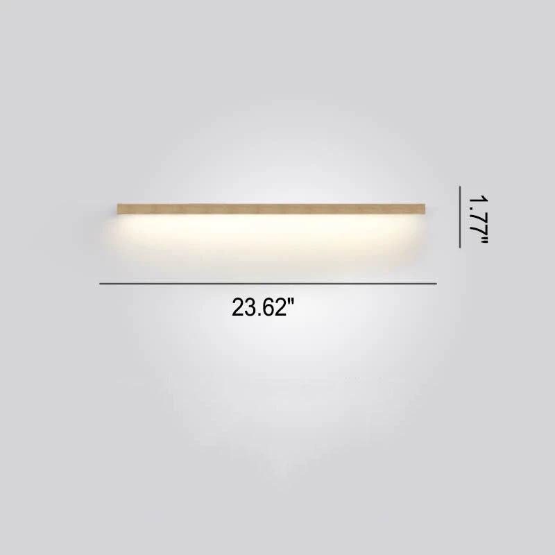 ZenBeam Japanese LED Wall Light | Solid Wood Design | Modern Accent Lighting by BowLift
