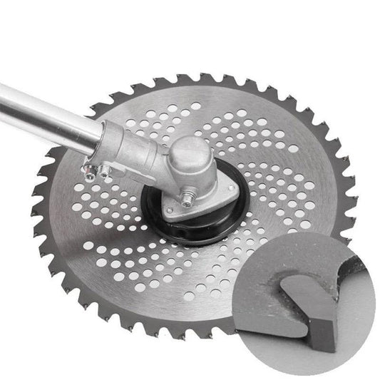 Alloyed saw blade for lawn mower by Bowlift