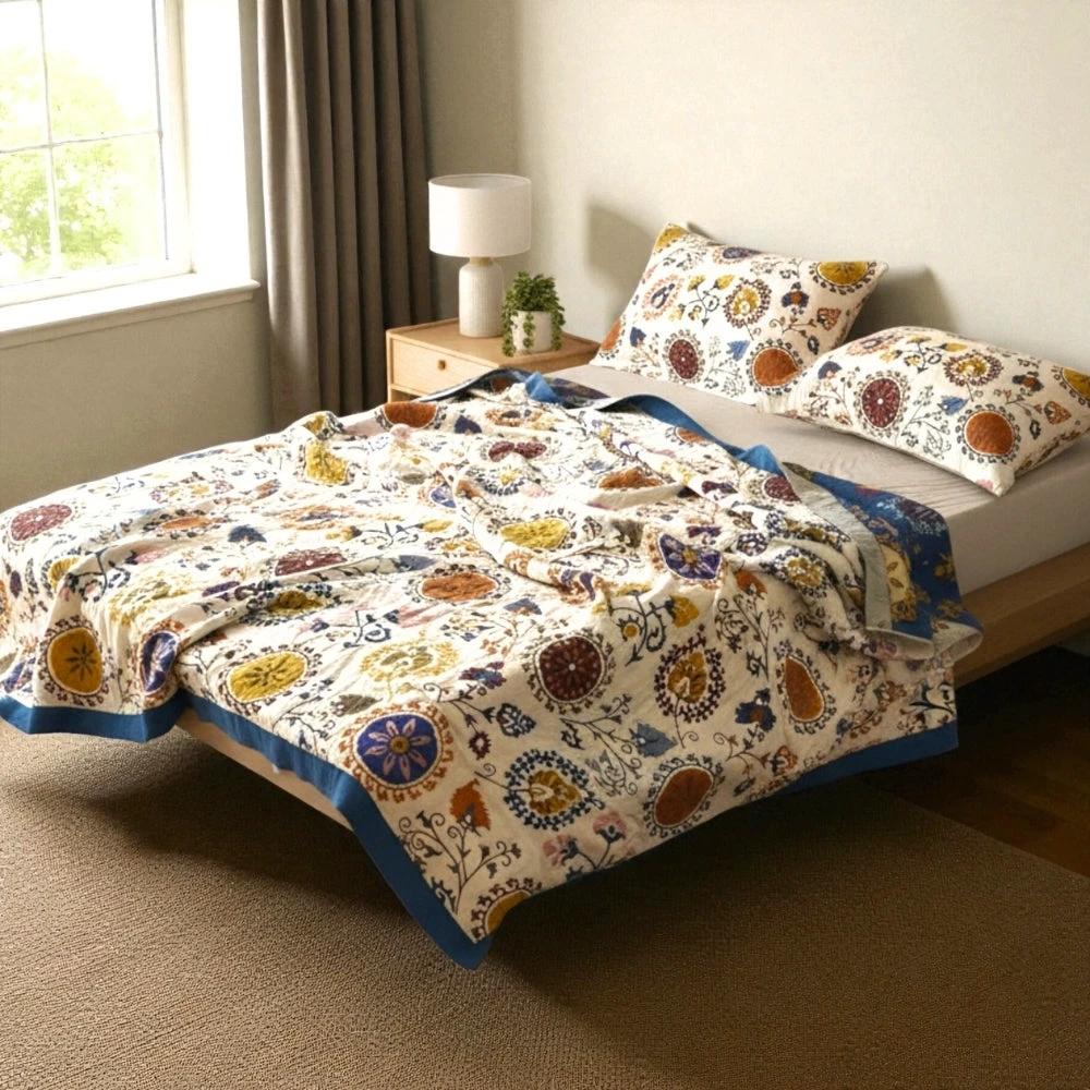 Breathable Cotton Gauze Coverlet by Casa & Beyond