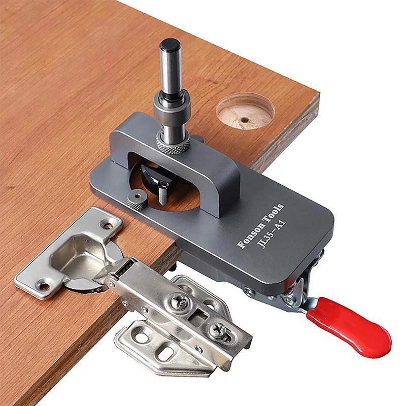 Hidden hinge template 35 mm for woodworking by Bowlift