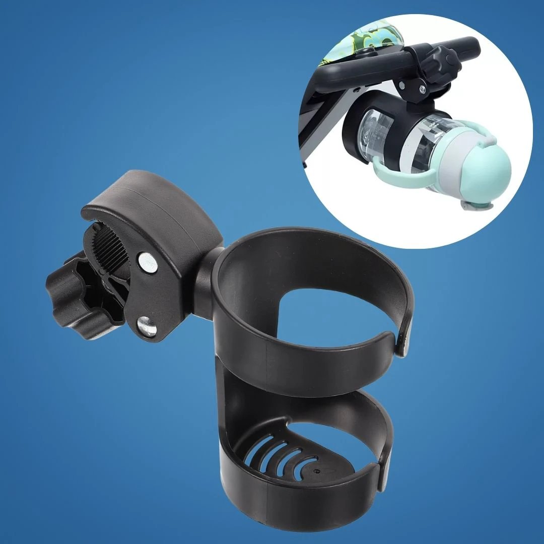 SipSecure | Universal Stroller Cup Holder – Adjustable Clamp – Secure Fit – Ideal for Parents on the Go Bowlift by Bowlift