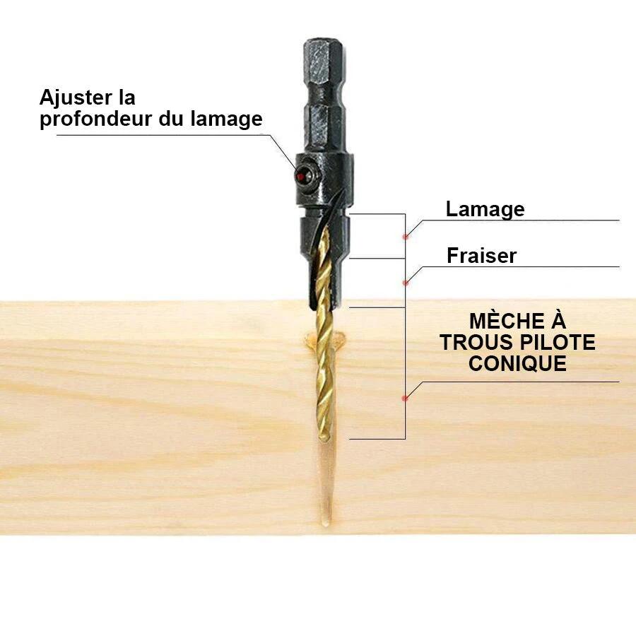 Hollow cut for wood processing (5 pieces) by Bowlift