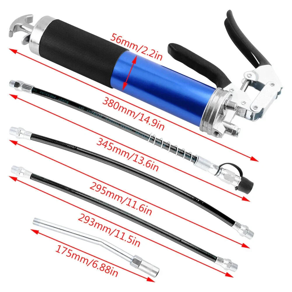 High-Pressure Grease Coupler - Heavy-Duty Fittings Adapter for Grease Guns, Fast Lock and Release Nozzles (Universal Fit) Bowlift by Bowlift